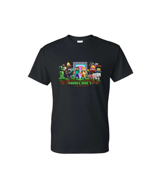 T-shirt Minecraft Liquidation (enfant)