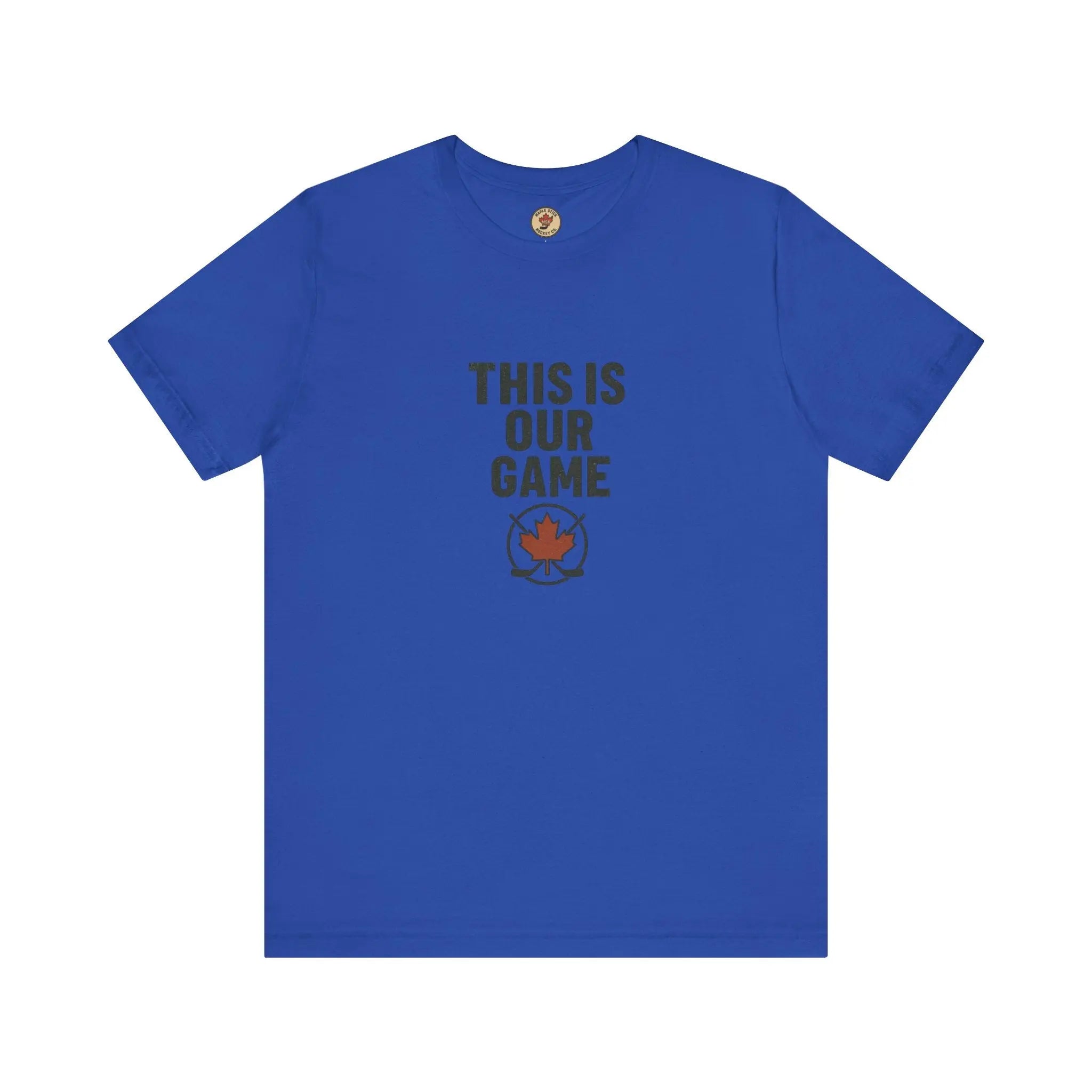 Canada Maple Leaf Hockey T-Shirt – This Is Our Game Tee