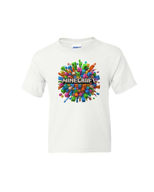 T-shirt Minecraft Liquidation (enfant)