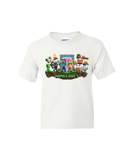 T-shirt Minecraft Liquidation (enfant)