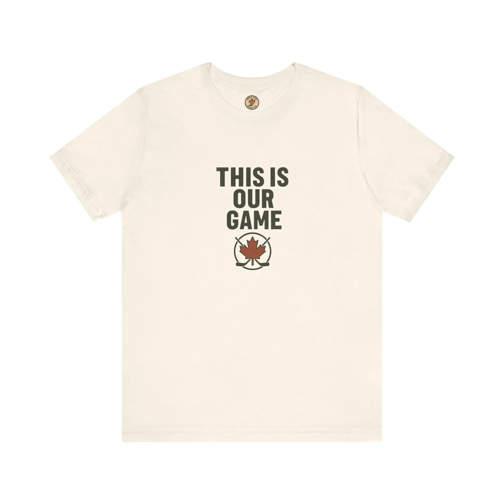 Canada Maple Leaf Hockey T-Shirt – This Is Our Game Tee
