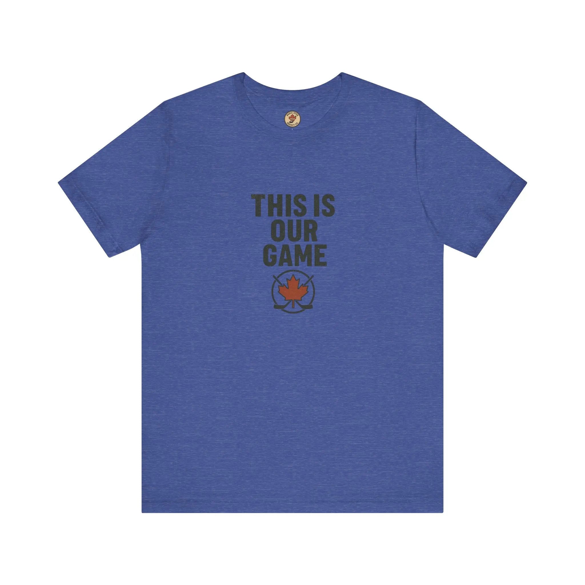 Canada Maple Leaf Hockey T-Shirt – This Is Our Game Tee