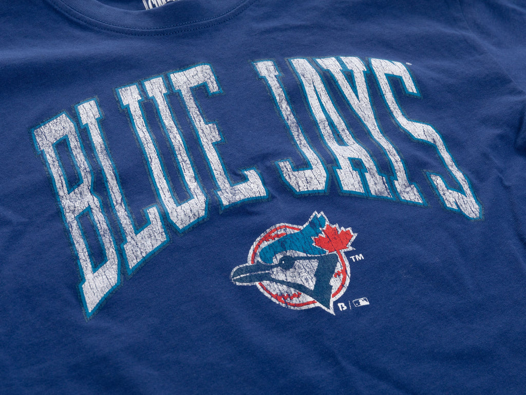 Toronto Blue Jays Throwback Arch Crop T-Shirt