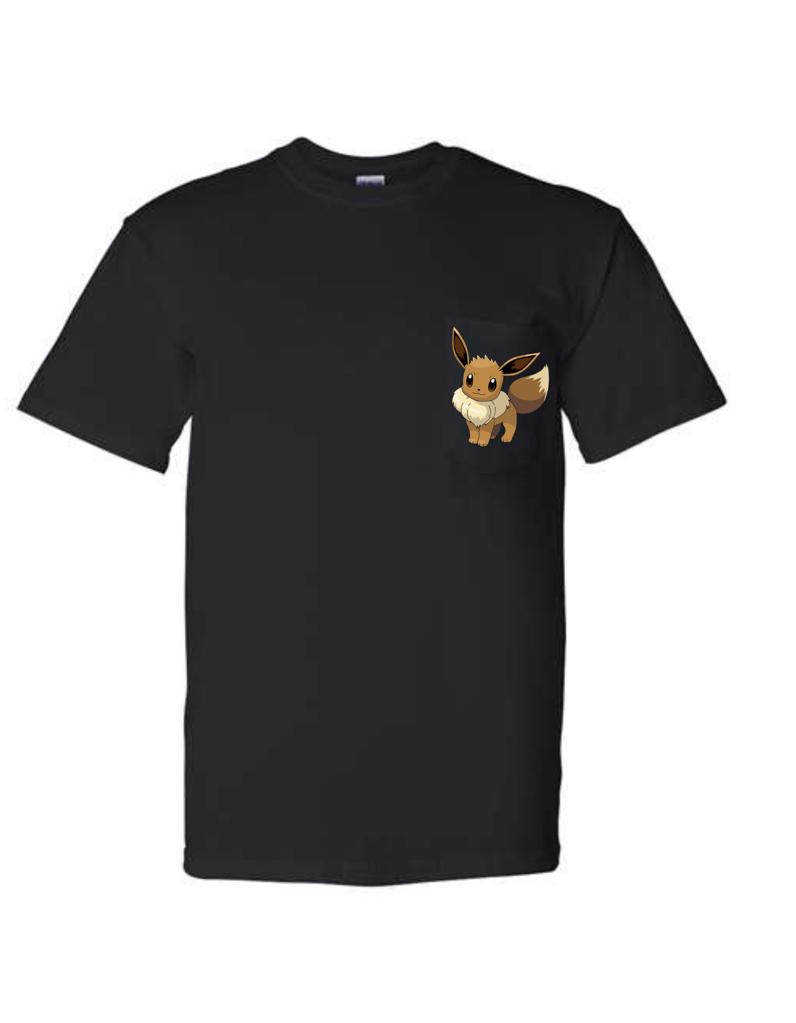 T-shirt Poké-pocket eevee(Adulte)