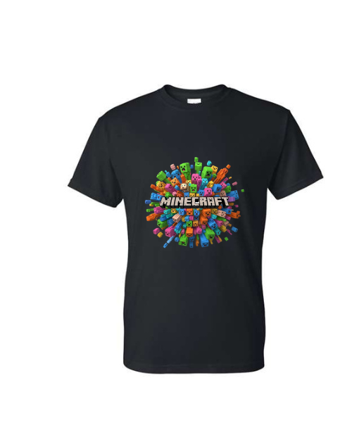 T-shirt Minecraft Liquidation (enfant)