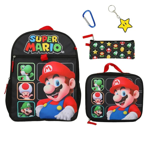 Super Mario Bros. Sac à dos 5 pièces