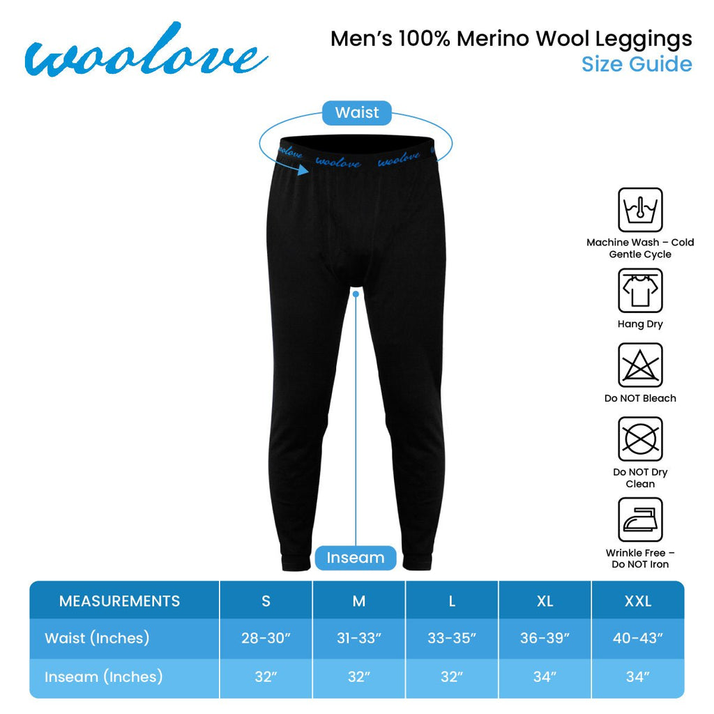 Men's Merino Wool Leggings + Beanie Bundle — Midweight