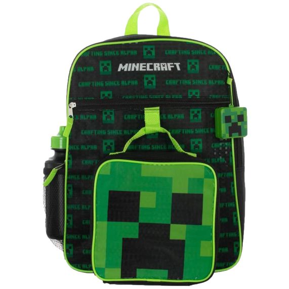 Ensemble Sac à Dos Minecraft 5 Pièces